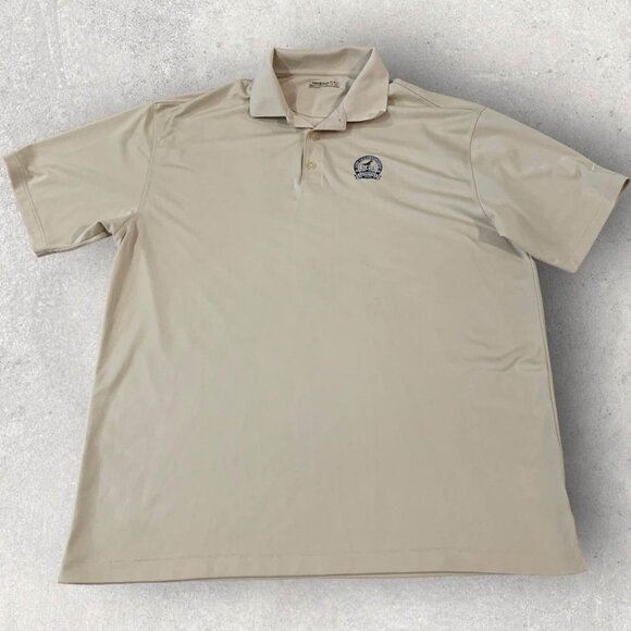 Nike Golf Polo Shirt Men’s Size 2XL Yellow 2009 PGA Championship Hazeltine Logo - Picture 1 of 5